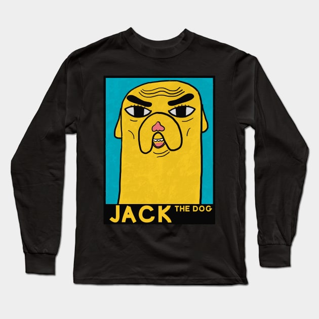 Jack The Dog Long Sleeve T-Shirt by HijriFriza